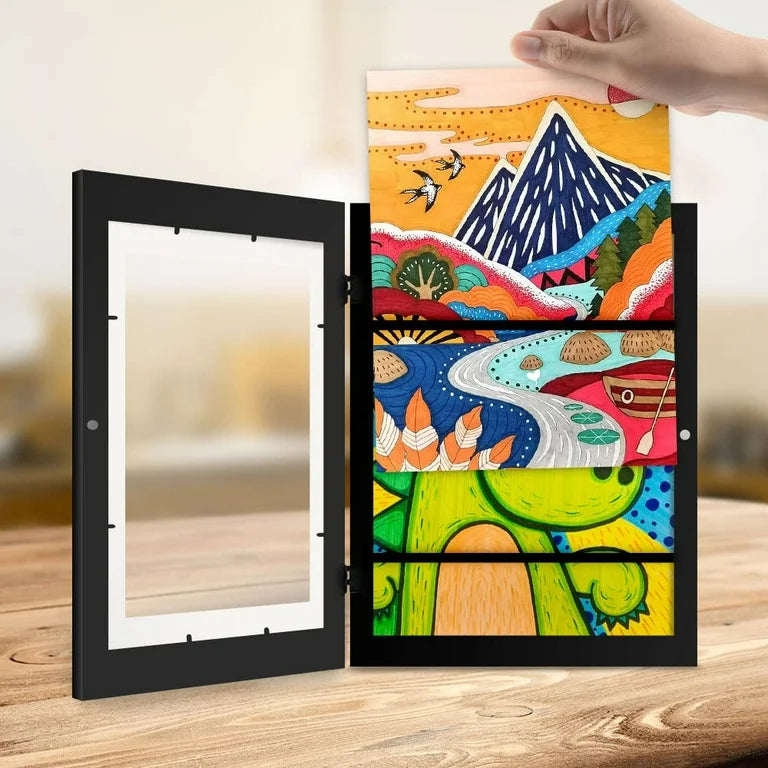 Picture Frames - Children Art Frame - Black